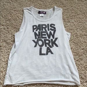 Paris New York LA tank
